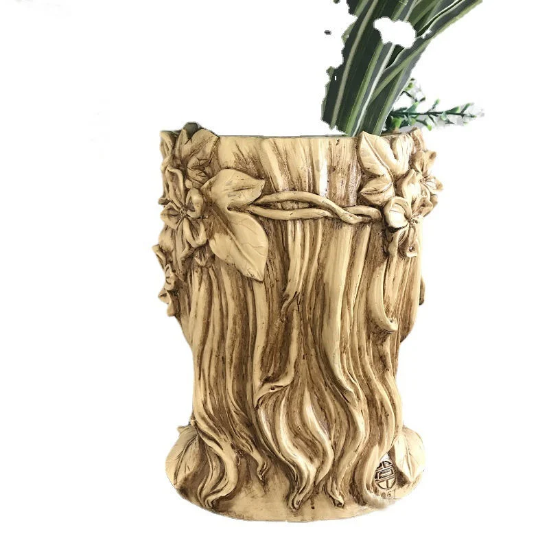 Goddess Flower Pot Creative Imitation Character Flower Pot Home Decoration Goddess Resin Crafts