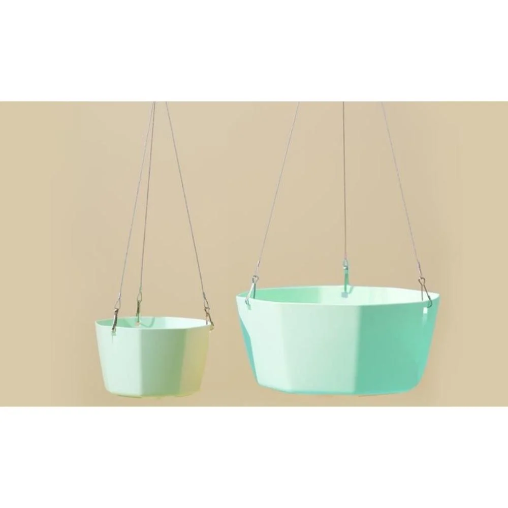 Plastic Hanging Flower Pots Chain Hydroponic Plants Growing Basket Elegant for Home Room Garden Farm Wyz19880