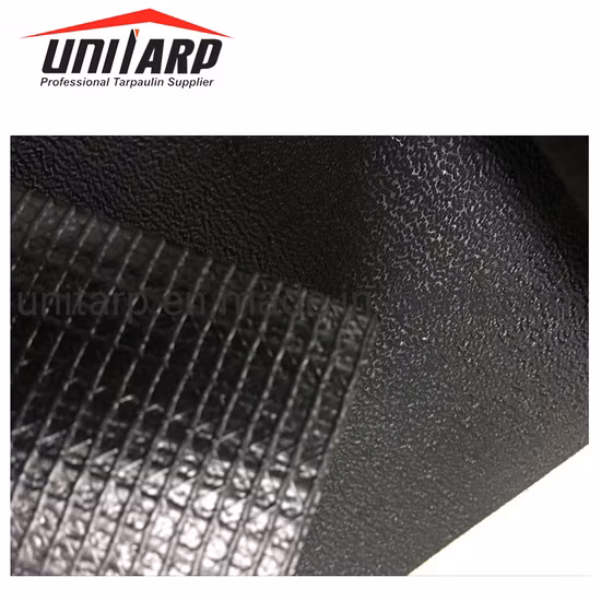 レザーテクスチャイミテーションレザーPVCコーティングされたターポリン